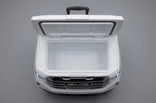 HIELERA GMC BLANCA