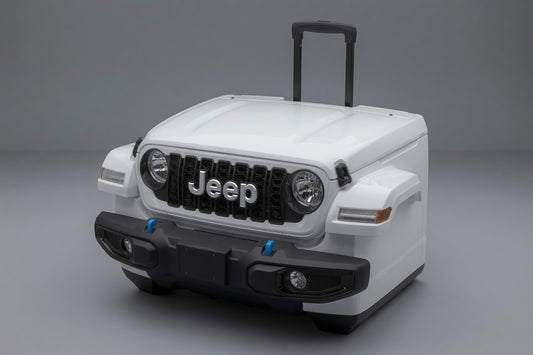 HIELERA JEEP BLANCA
