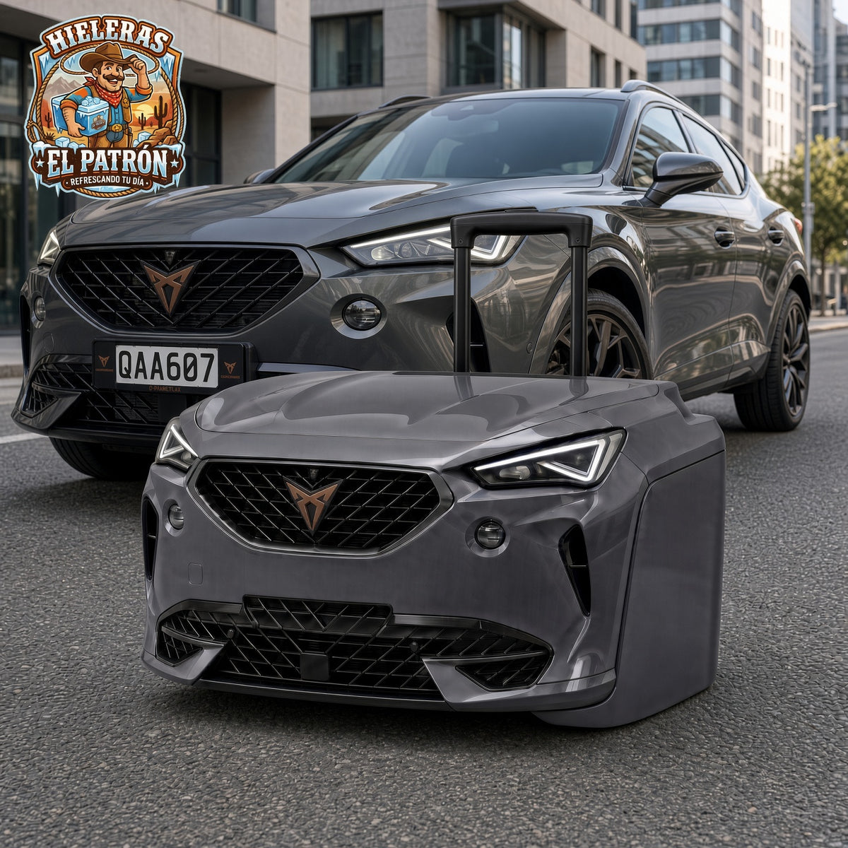 HIELERA CUPRA GRIS