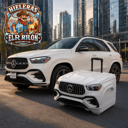 HIELERA MERCEDES BENZ BLANCA