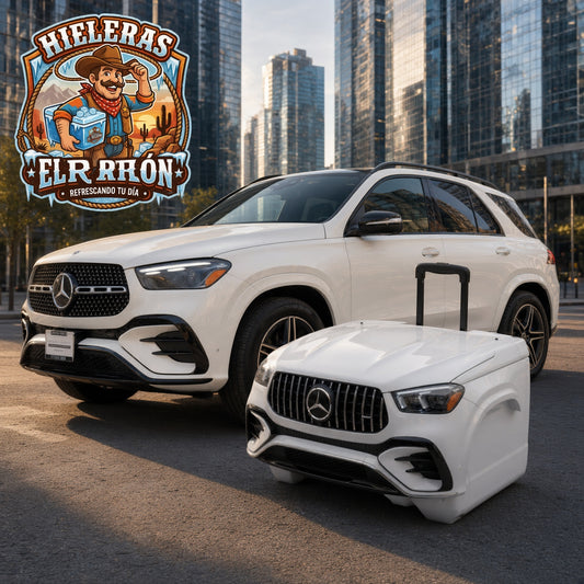 HIELERA MERCEDES BENZ BLANCA